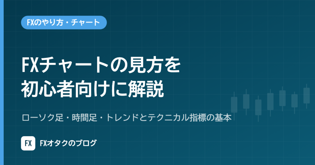FXチャートの見方を初心者向けに解説｜ローソク足・時間足・トレンドとテクニカル指標の基本
